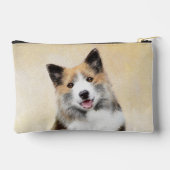 Pochette À Accessoires Peinture islandaise sur chien de mer Tan art origi (Verso)