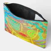 Pochette À Accessoires Peinture numérique Abstraite (Ouvrir)
