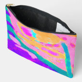 Pochette À Accessoires Peinture numérique Abstraite unique (Ouvrir)