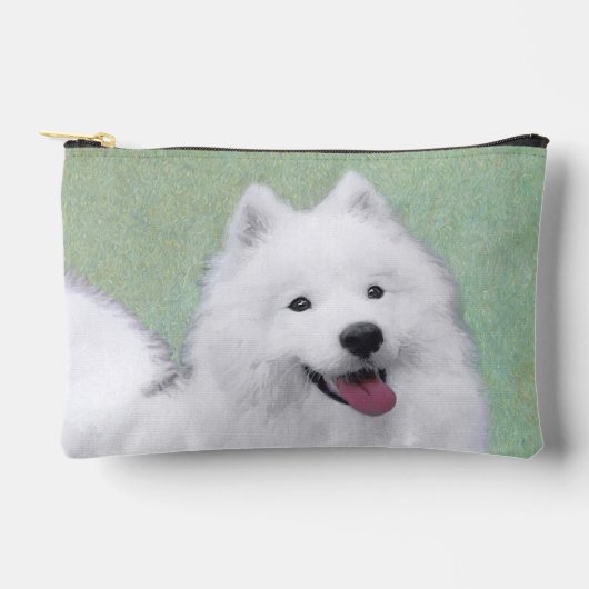 Pochette À Accessoires Peinture Samoyed Blanc mignonne Original Animal Ch (Recto)
