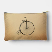 Pochette À Accessoires Penny-Farthing High-Wheel Antique Bicycle Rustic (Verso)