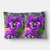 Pochette À Accessoires Pensée Fleurale Fleur Violette Viola Filles (Verso)