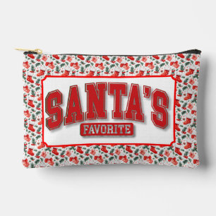 Pochette À Accessoires Père Noël Favori Thème de Noël