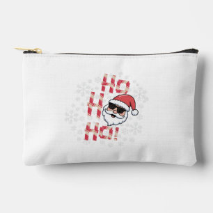 Pochette À Accessoires Père Noël Rétro Cool Bonbon Noël Sweat à Capuche