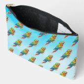 Pochette À Accessoires Perroquet (Ouvrir)