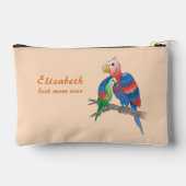 Pochette À Accessoires Perroquets de la fête des mères (Verso)