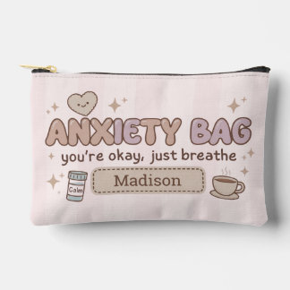 Pochette À Accessoires Personalized Anxiety Bag Panic Pouch Makeup Bag