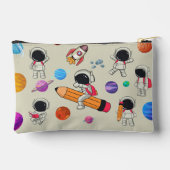 Pochette À Accessoires Personalized Astronauts and Planets Back to School (Verso)