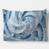 Pochette À Accessoires Personalized Blue Whipped Frosting Sprinkle (Verso)