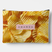 Pochette À Accessoires Personalized Crispy Potato Chip Design (Recto)