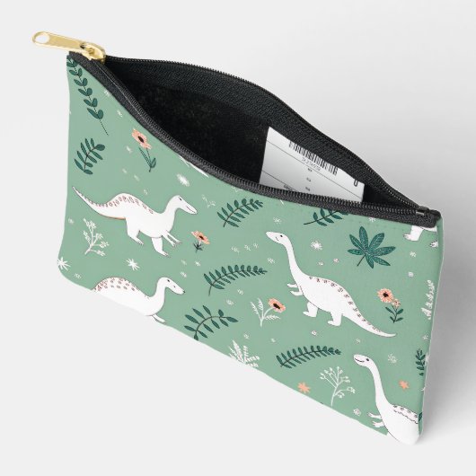 Pochette À Accessoires Personalized Dinosaur Name Pencil Case (Ouvrir)