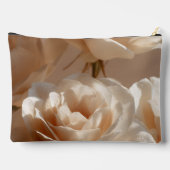 Pochette À Accessoires Personalized Elegant Blush Cream Roses Floral  (Verso)