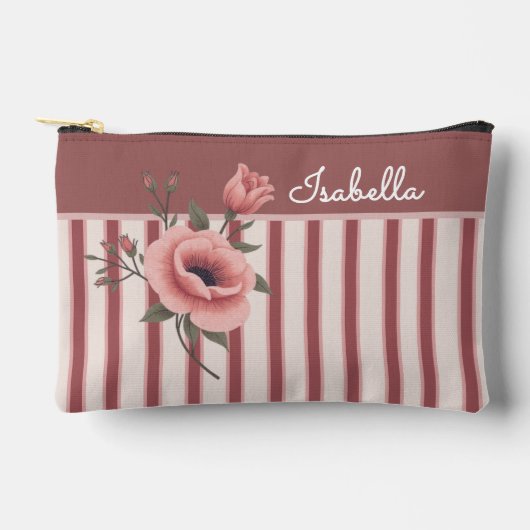 Pochette À Accessoires Personalized June Birth Flower (Recto)