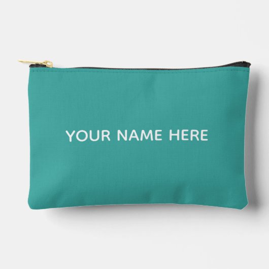 Pochette À Accessoires Personalized Name Stylish Modern Elegant Minimal  (Recto)