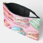 Pochette À Accessoires Personalized Sparkling Pastel Macaron Bliss (Ouvrir)