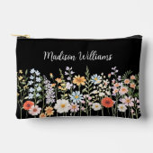 Pochette À Accessoires Personalized Watercolor Wild Flower Floral Elegant (Recto)
