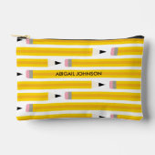 Pochette À Accessoires Personalized Yellow Pencil (Recto)