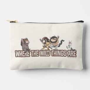 Pochette À Accessoires Personnages de Où sont les monstres ? sur le logo