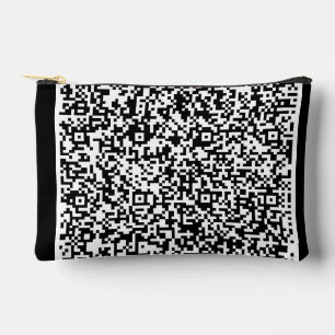 Pochette À Accessoires Personnalisation de votre code QR Info d'analyse C
