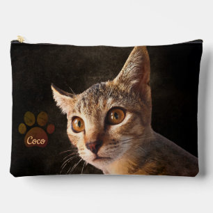 Pochette À Accessoires Personnalisé Pet Photo Chat Chien Keepsaké Modèle