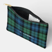 Pochette À Accessoires Personnalisé Plaid Campbell Rustic Tartan (Ouvrir)