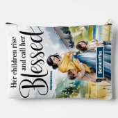 Pochette À Accessoires Personnalisé Ses Enfants Montent Des Femmes Chréti (Verso)