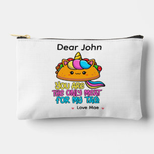 Pochette À Accessoires Personnalisé Tu Es La Seule Viande Pour Mon Taco