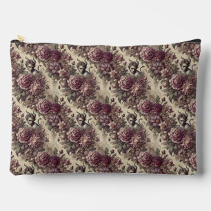 Pochette À Accessoires Pétales de prune - Délire victorienne gothique