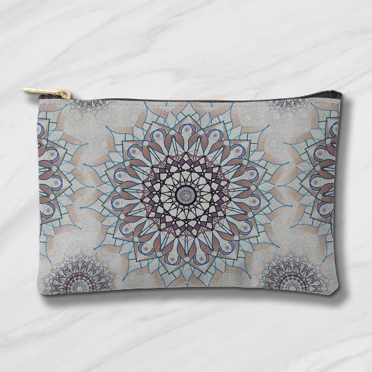 Pochette À Accessoires Petit floral blanc tombé à la campagne