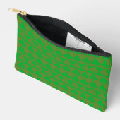 Pochette À Accessoires Petit motif trèfle (Ouvrir)