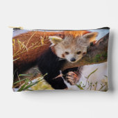 Pochette À Accessoires Petit panda rouge pâle (Recto)