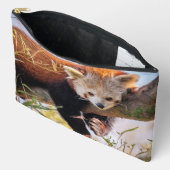 Pochette À Accessoires Petit panda rouge pâle (Ouvrir)