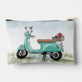 Pochette À Accessoires Petit scooter sarcelle (Verso)