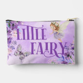 Pochette À Accessoires Petite Fée Florale Violette (Verso)