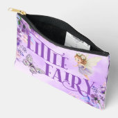 Pochette À Accessoires Petite Fée Florale Violette (Ouvrir)