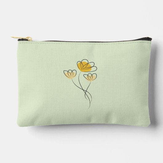 Pochette À Accessoires Petite Fleur Conçue (Recto)