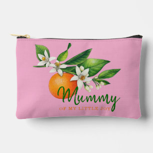 Pochette À Accessoires Petite Maman Citron Célébration Imprimé Coupé Cout