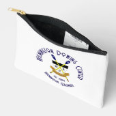 Pochette À Accessoires Petite poche zip blanche (Ouvrir)