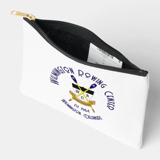 Pochette À Accessoires Petite poche zip blanche (Ouvrir)