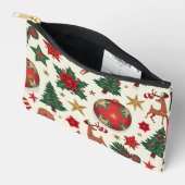 Pochette À Accessoires Petite valise de Noël (Ouvrir)