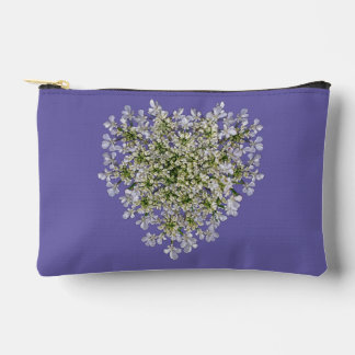 Pochette À Accessoires petits pétales blancs