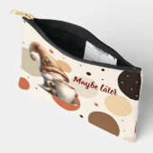 Pochette À Accessoires "Peut-être plus tard" Happy Gnome Boire Accesseur (Ouvrir)