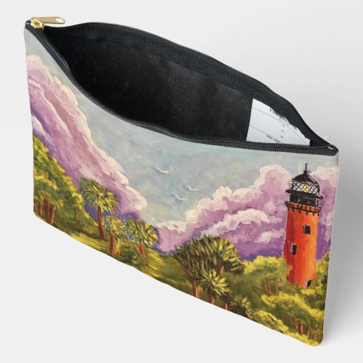 Pochette À Accessoires Phare : Cieux de Lavande (Ouvrir)