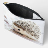 Pochette À Accessoires Photo de bébé hérisson mignon (Ouvrir)