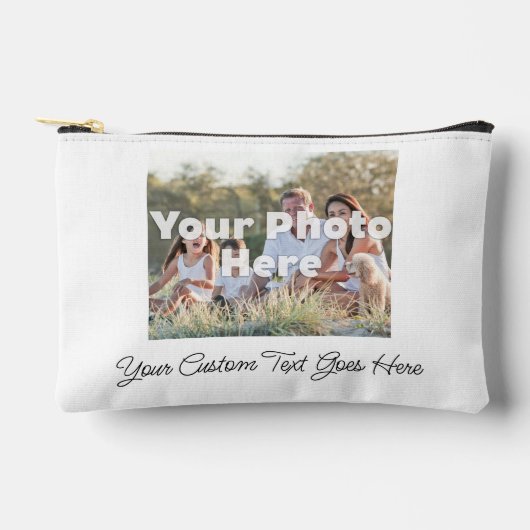 Pochette À Accessoires Photo personnalisée (Recto)