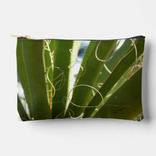 Pochette À Accessoires Photographie de la nature verte Feuille du Yucca