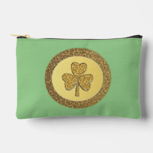 Pochette À Accessoires   Pièce d'or Lucky Shamrock irlandais
