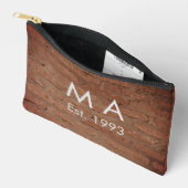 Pochette À Accessoires pierre de brique rustique Brown ajouter le nom let (Ouvrir)