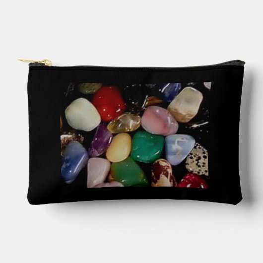 Pochette À Accessoires Pierres précieuses colorées (Recto)