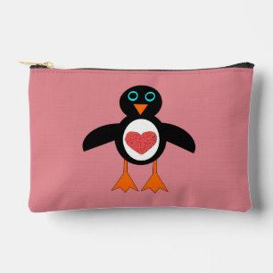 Pochette À Accessoires Pingouin Coeur mignon